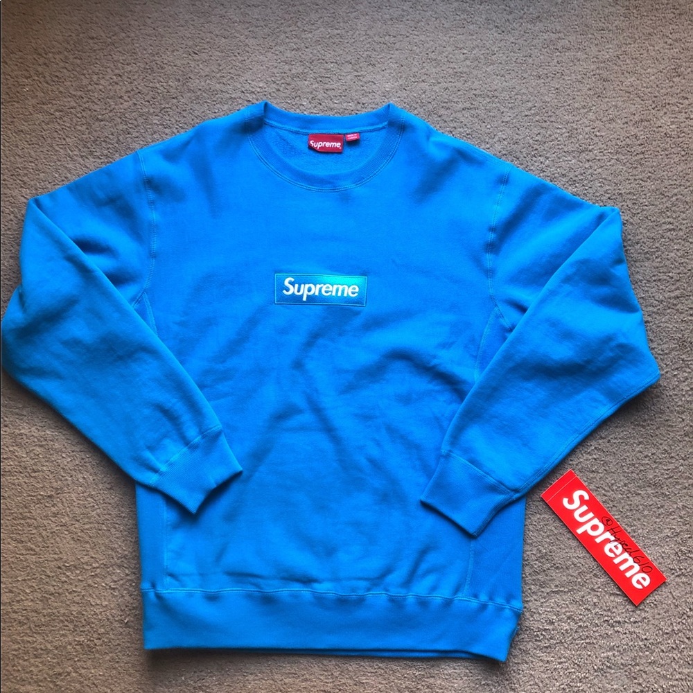 Supreme Blue Box Logo Crewneck